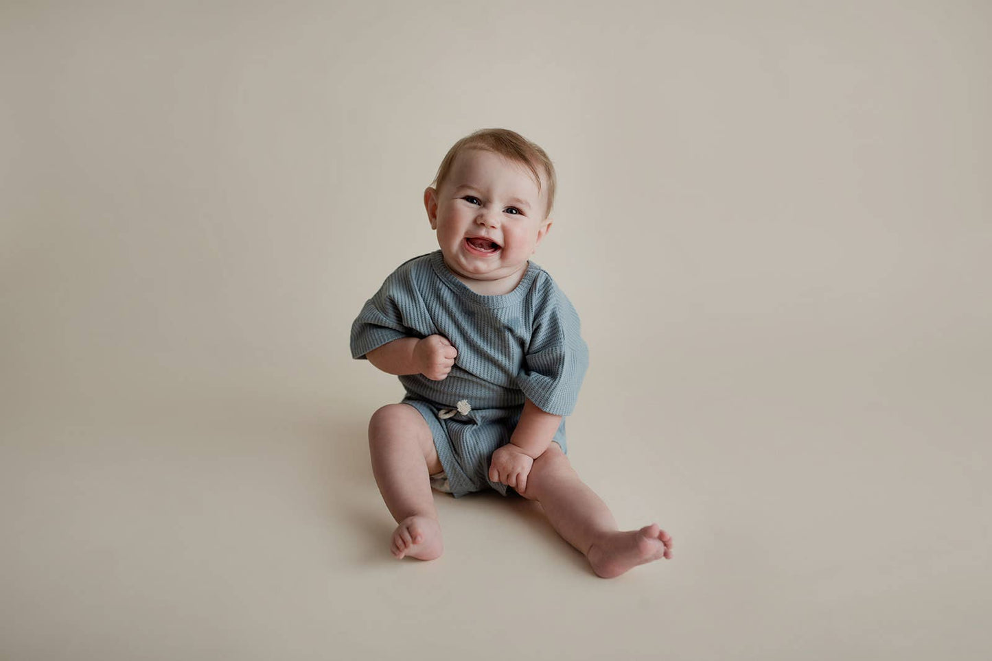 Summer Waffle Toddler Top & Bottom Set
