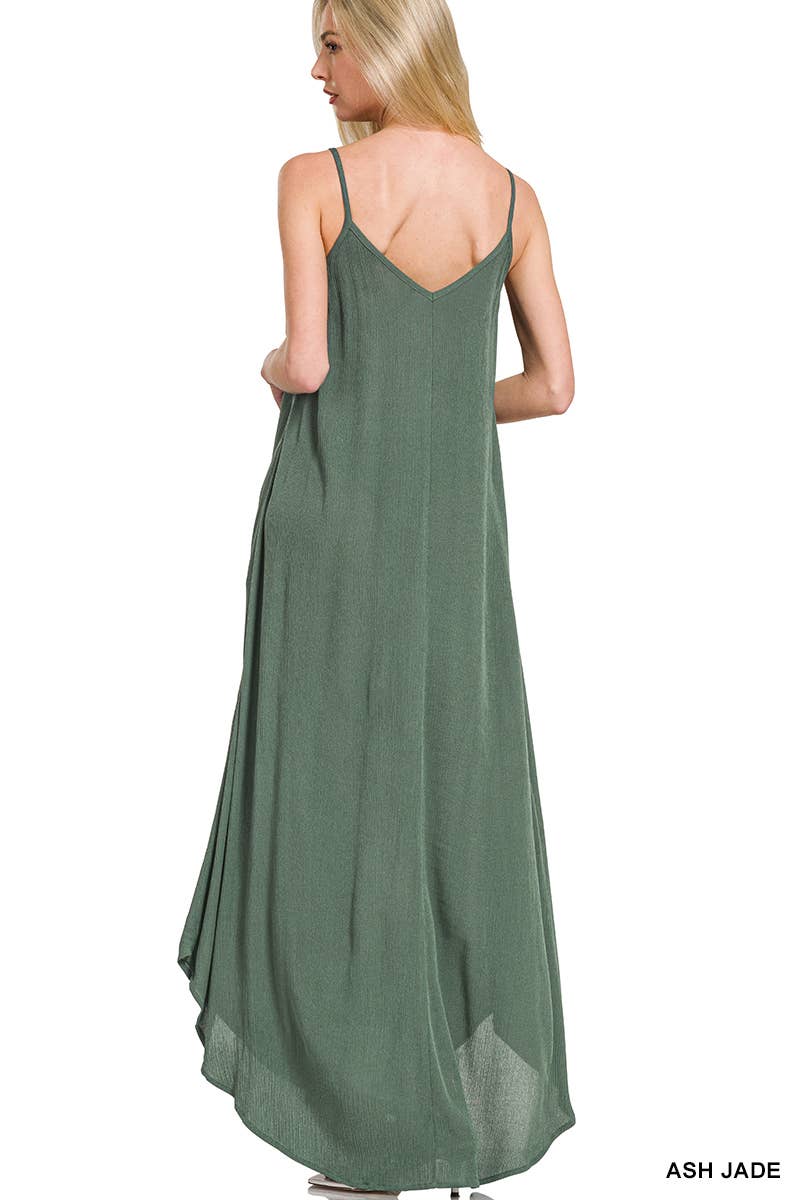 Maxi Dress W Side Pockets