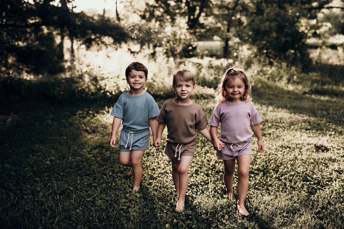 Summer Waffle Toddler Top & Bottom Set