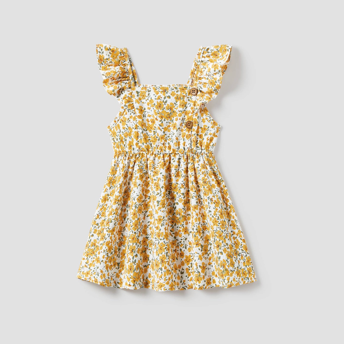 Matching Raglan Sleeves Tee & Ditsy Dress Sets