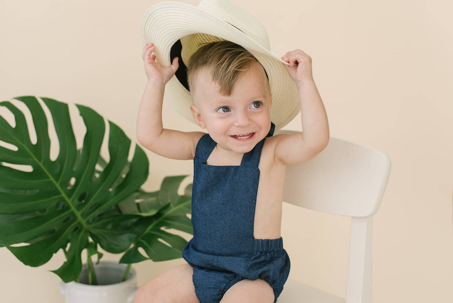 Denim Summer Baby Romper