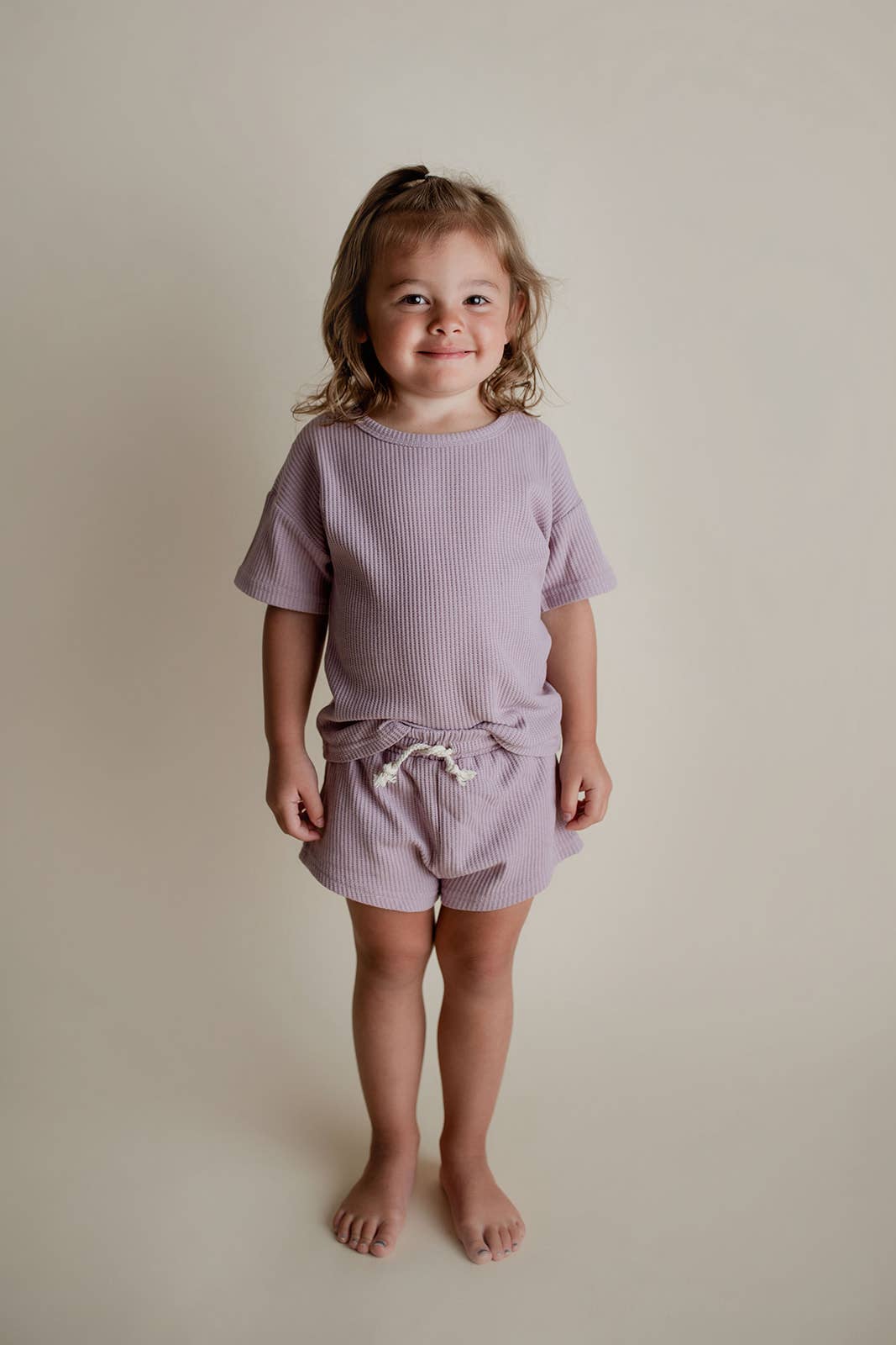 Summer Waffle Toddler Top & Bottom Set